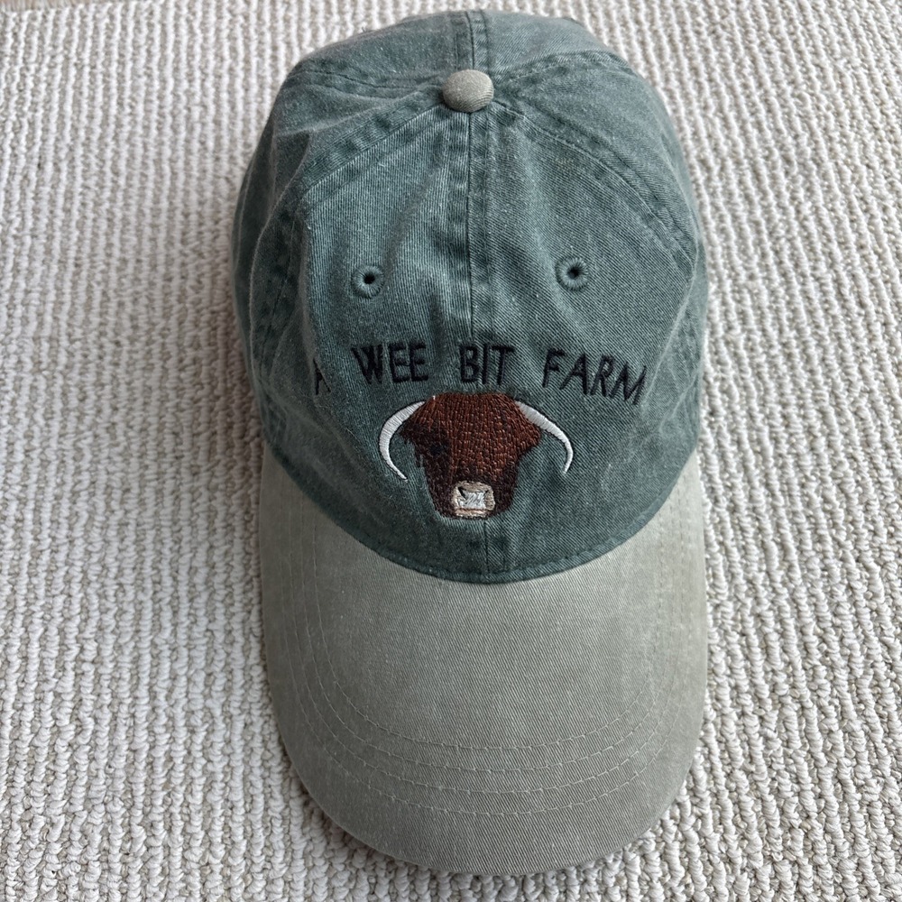 A Wee Bit Farm Orland Maine Strapback Baseball Hat Cap Adjustable